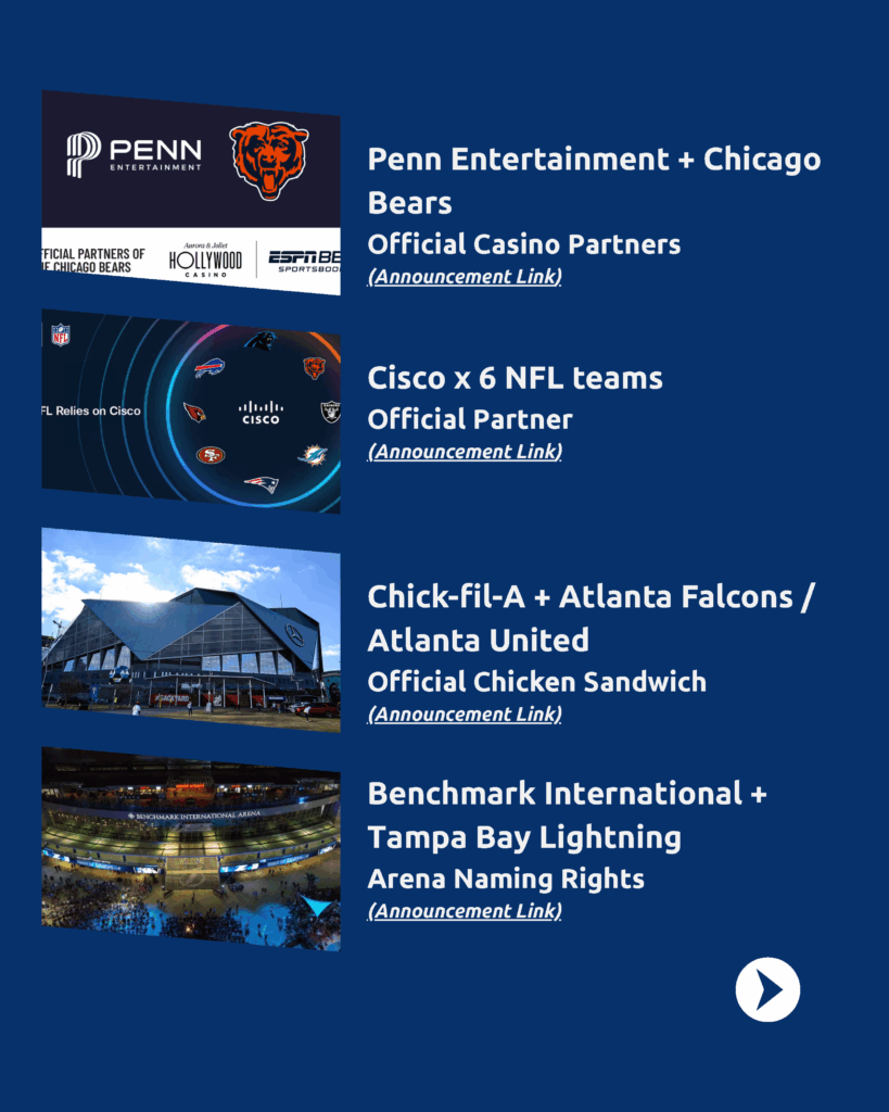 16 New Sponsorship Deals August 2025 - Page 3