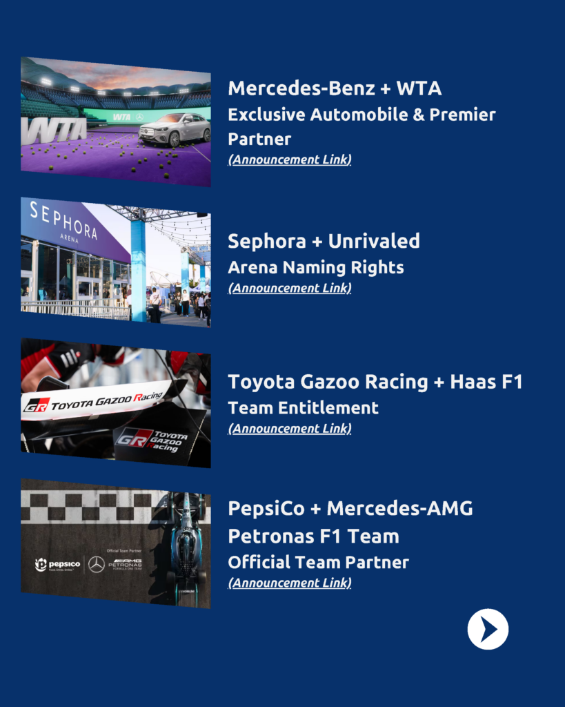 8 MAJOR NEW SPONSORSHIP DEALS TO KNOW - Announced in December 2025