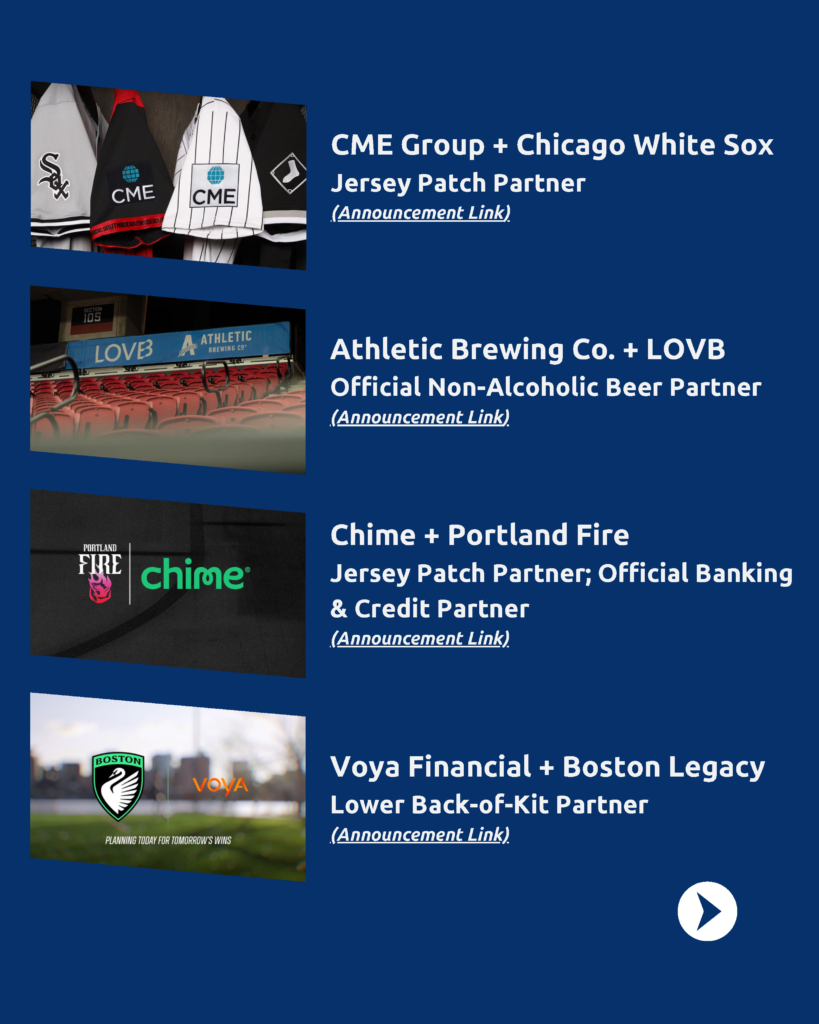 16 MAJOR NEW SPONSORSHIP DEALS TO KNOW - Announced in January 2026