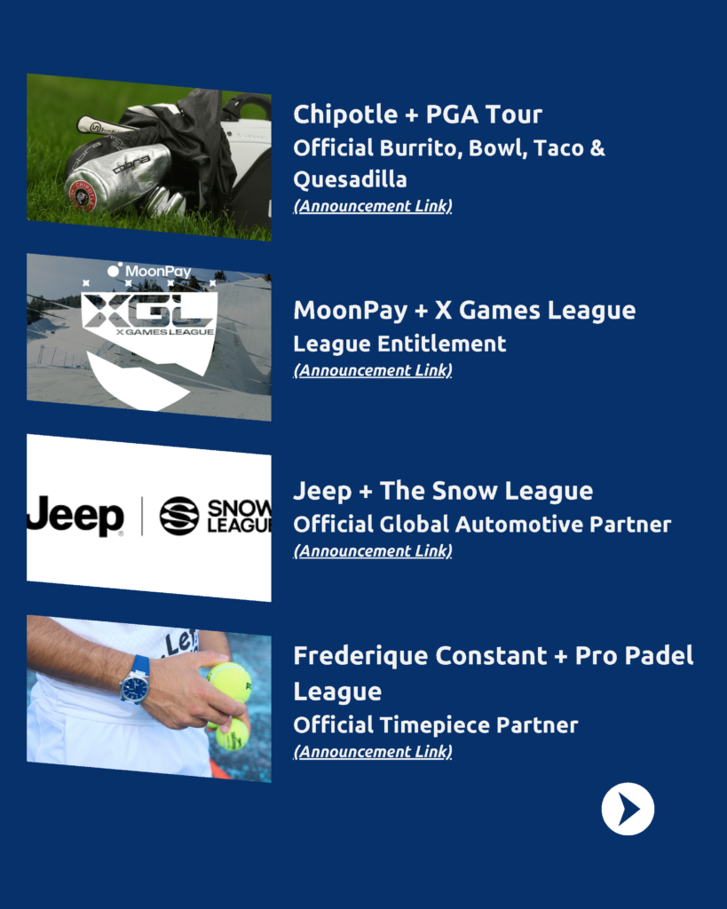 16 MAJOR NEW SPONSORSHIP DEALS TO KNOW - Announced in January 2026