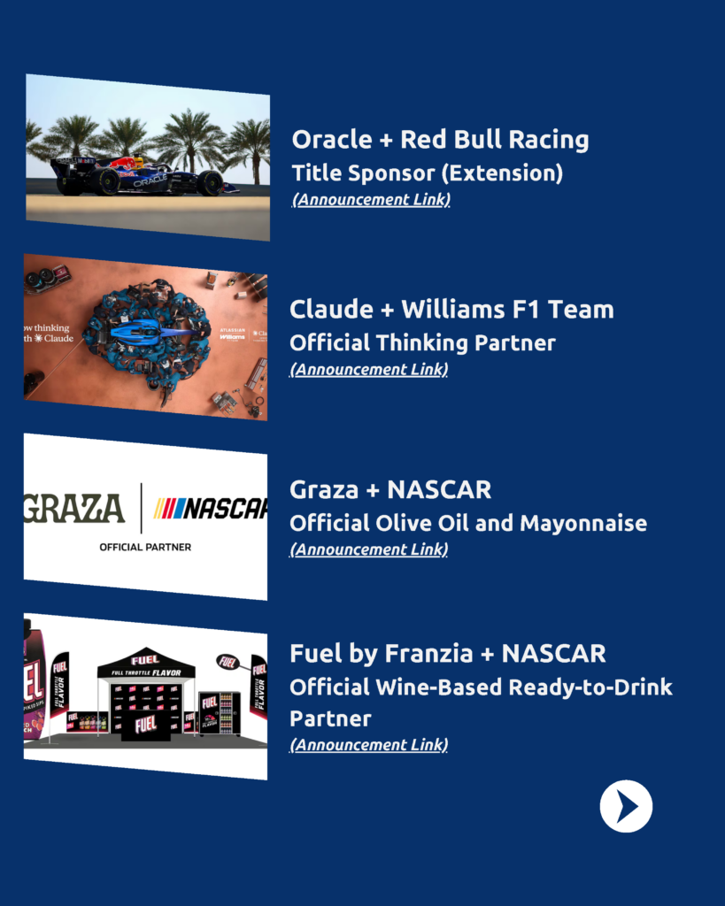 February 2026 New Sponsorship Deals