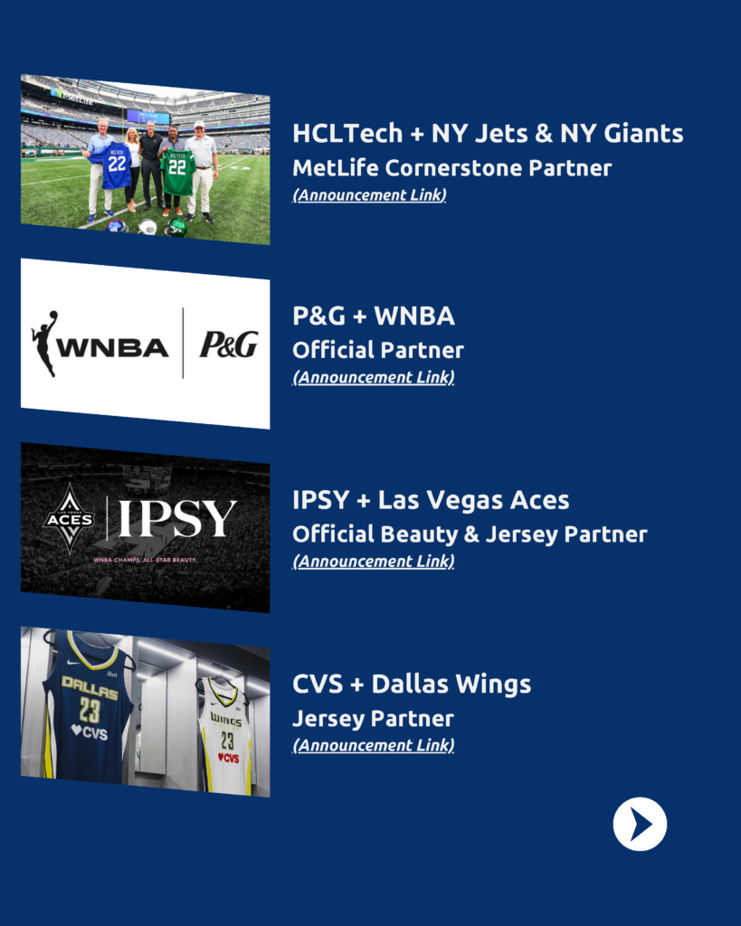 April 2026 New Sponsorship Deals