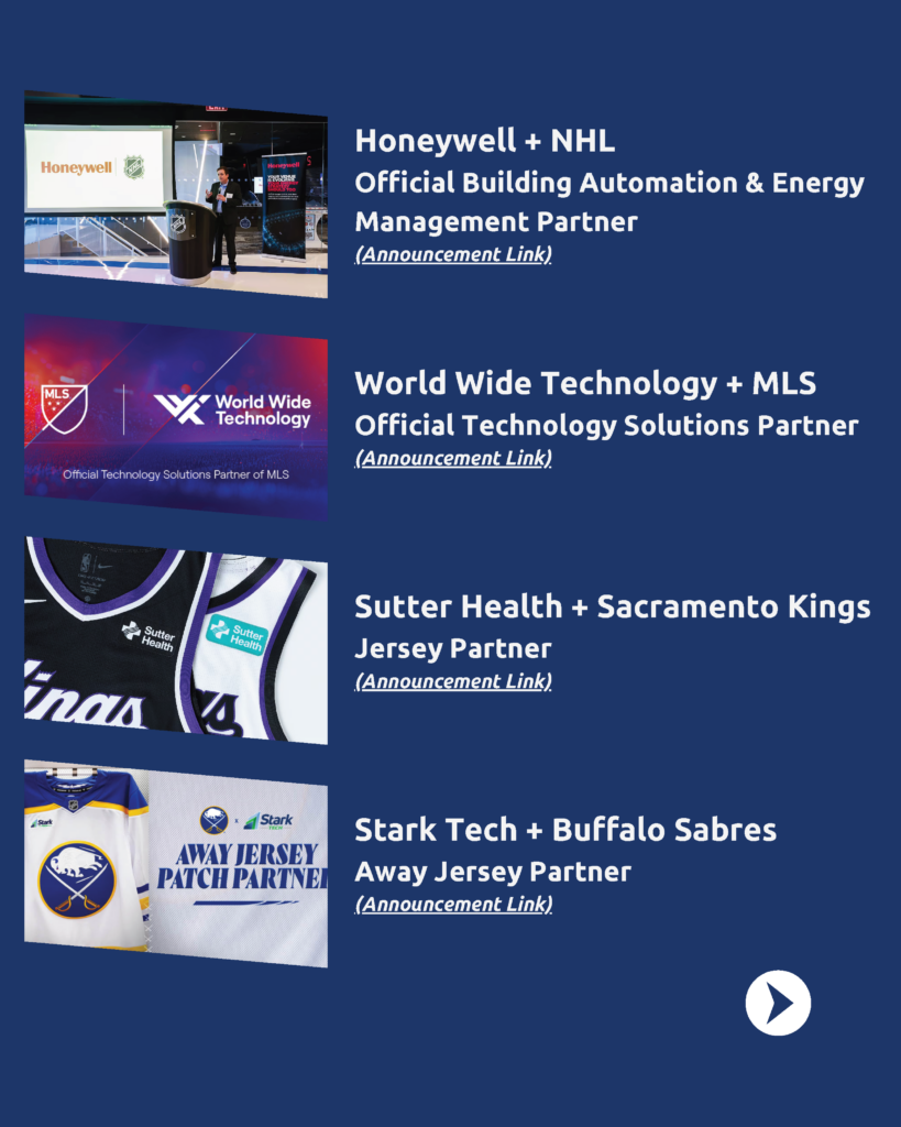 May 2026 New Sponsorship Deals