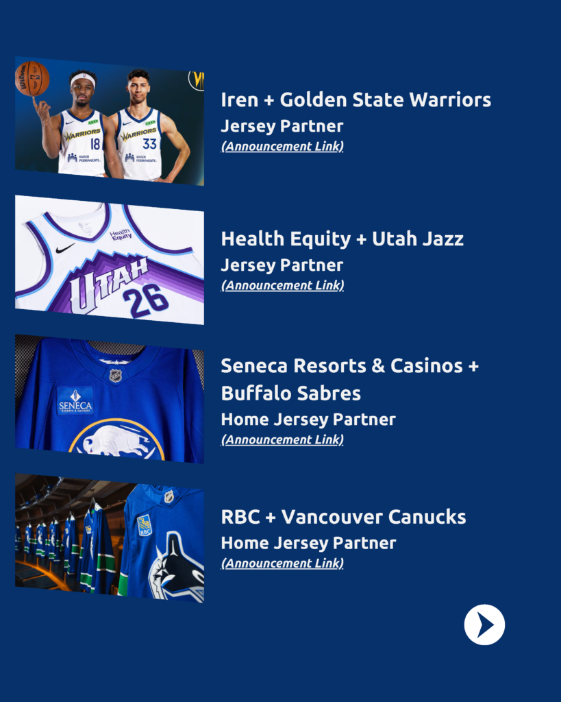 June 2026 New Sponsorship Deals