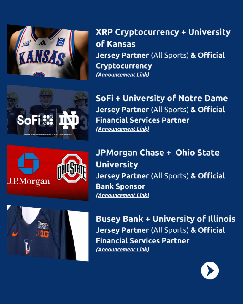July 2026 New Sponsorship Deals